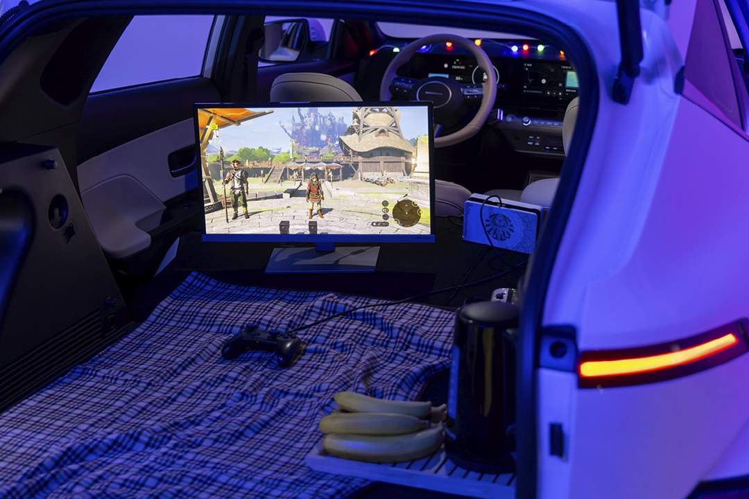 El nuevo Hyundai Kona EV se convierte en una sala de juegos